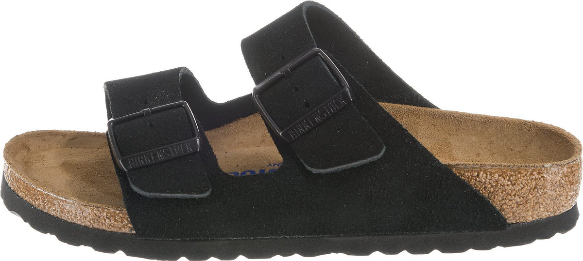 Birkenstock Women's Arizona SFB Open Toe Sandals, Noir, 8 Narrow