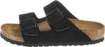 Birkenstock Women's Arizona SFB Open Toe Sandals, Noir, 8 Narrow