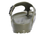 Birkenstock Womens Gizeh EVA Sandals Khaki Size 44 M EU