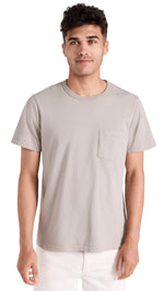 Madewell Men's All Day Pocket Tee, Steel Dawn, Grey, L