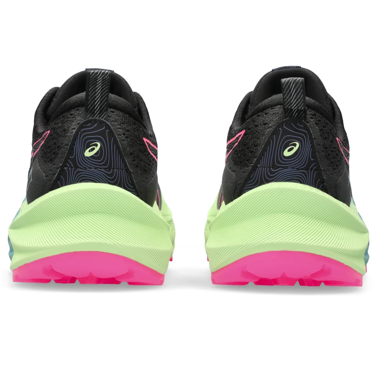 ASICS Women's Trabuco Max 2 Running Shoes, 10, Black/HOT Pink