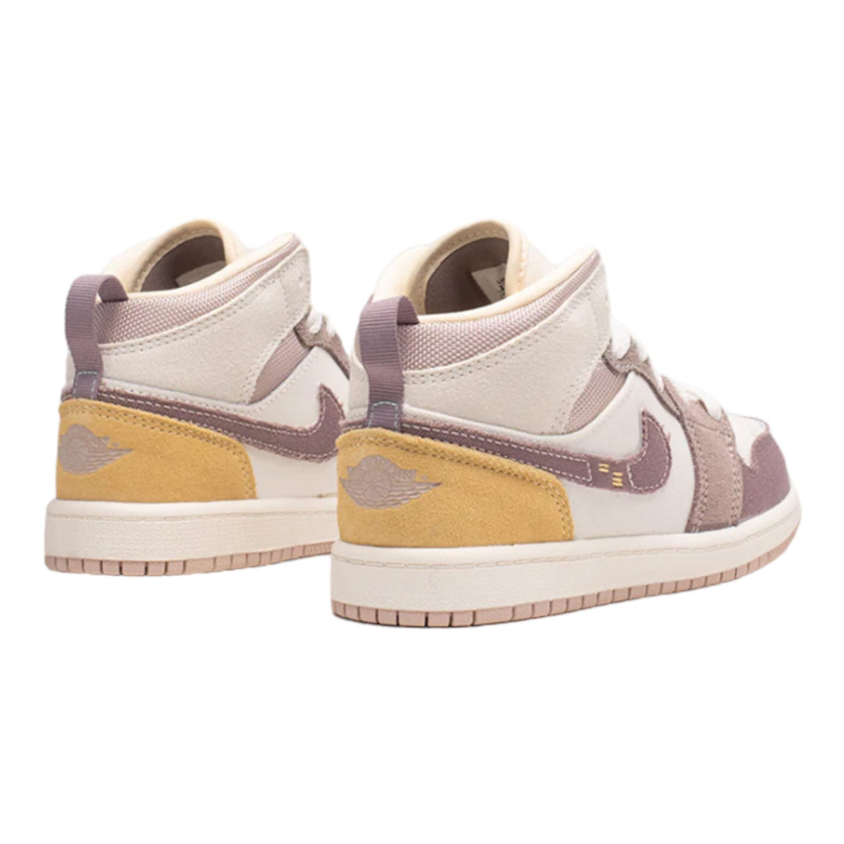Nike Air Jordan 1 Pre School Shoes Sail/Taupe Haze-Fossil Stone DZ4468-102 2.5Y