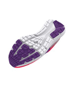 Under Armour Girl's Surge 3 Slip-On Print (Big Kid) Pink Shock/Galaxy Purple/White 4 Big Kid M