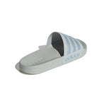 adidas Adilette Shower Slides Wonder Silver/Magic Grey Metallic/Wonder Blue Men's 8, Women's 9 Medium