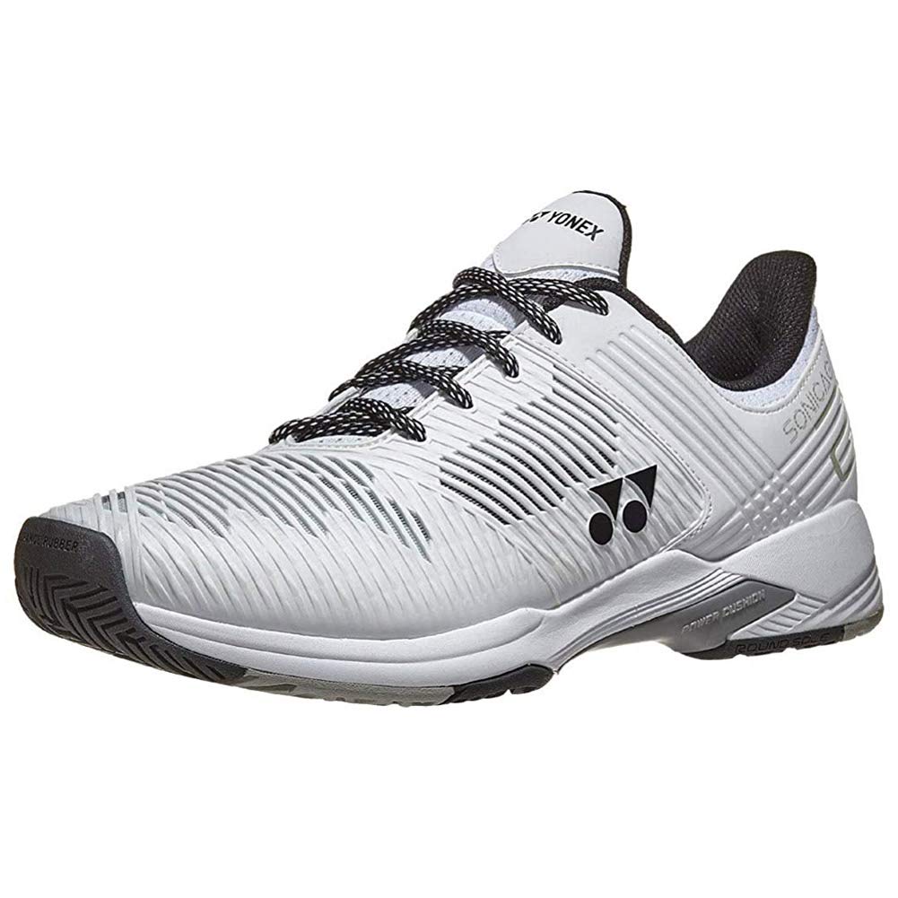 YONEX Men's Power Cushion Sonicage 2 Wide Tennis Shoes, White (US Size 10)