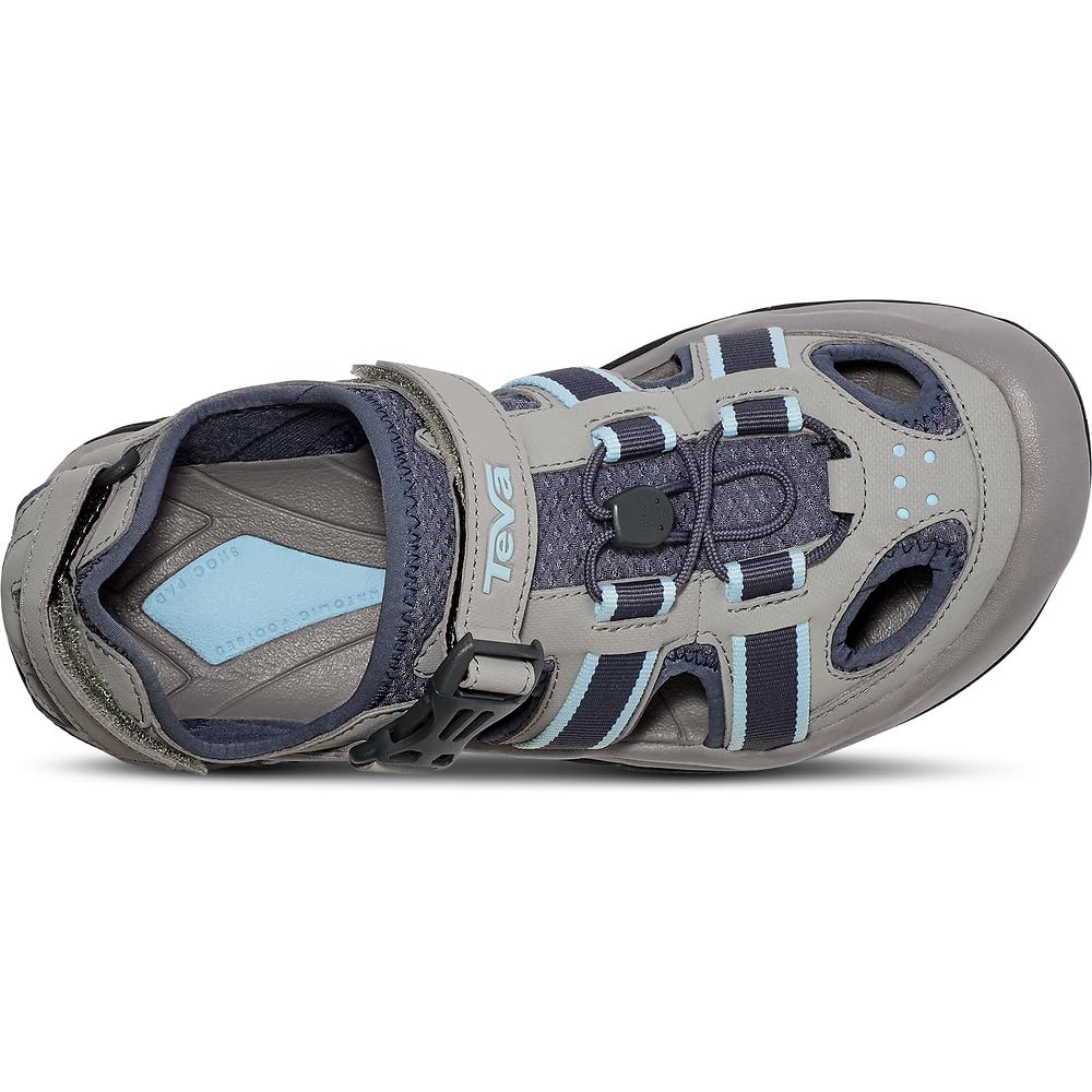 Teva womens Omnium Sandal, Slate, 8.5 Wide US