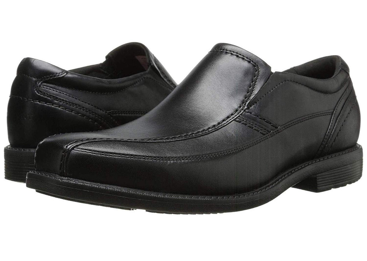Rockport Men's Style Leader 2 Bike Slip-on Oxford, Black, 9.5 XW US