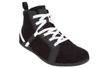 Xero Shoes Men's Toronto Canvas Shoe - Lightweight, Casual High Top Sneaker 8 Black