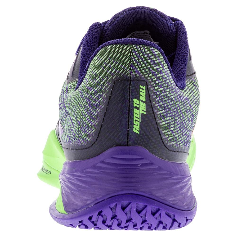 Babolat Men's Jet Mach 3 Tennis Shoes (Jade Lime, Numeric_8)