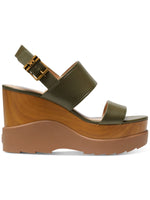 Michael Michael Kors Rhett Wedge Olive 7.5 M