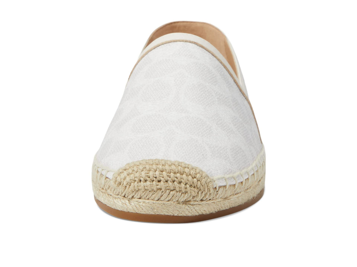 Coach Collins Coated Canvas Espadrille White 8 B (M)
