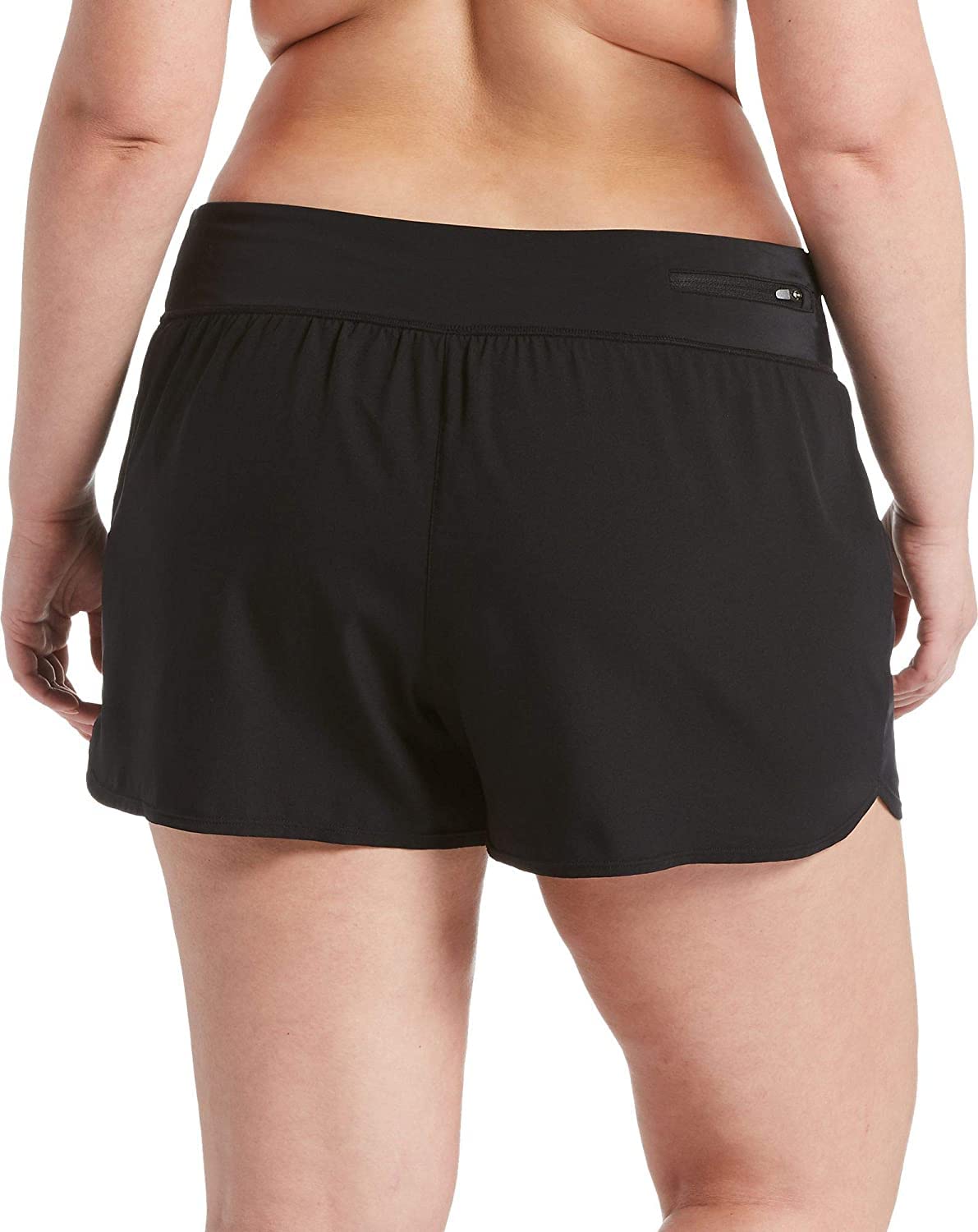 Nike Women's Solid Element Swim Boardshorts Black 3X