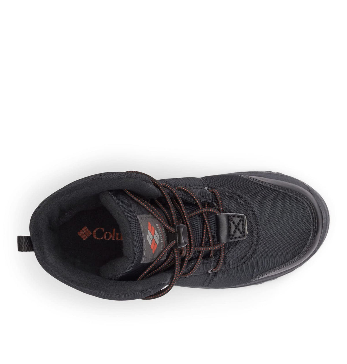 Columbia Youth Unisex Fairbanks Omni-Heat, Black/Warp Red, 4