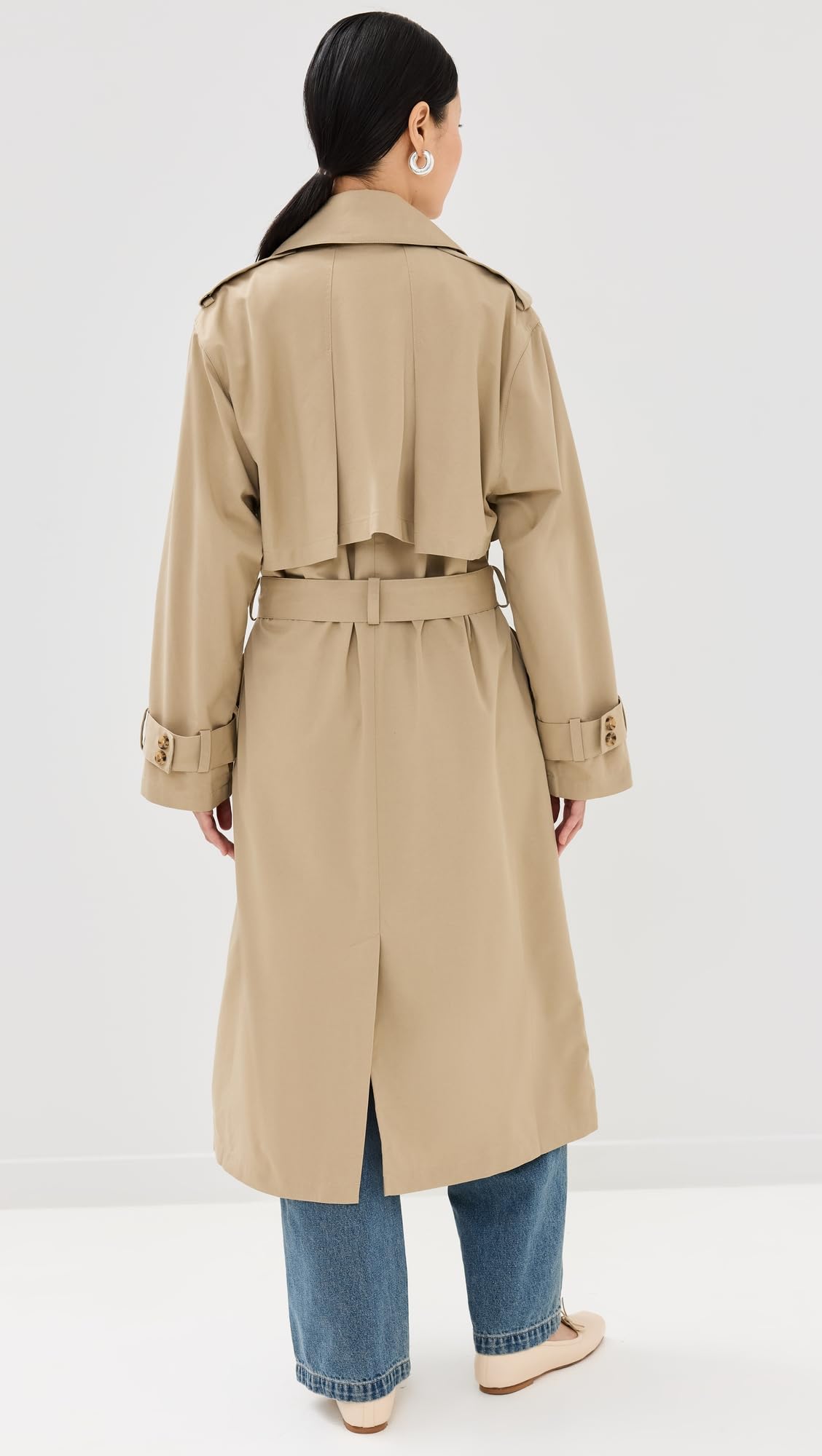 Joe's Jeans Women's The Elizabeth Trench Coat, Biscotti