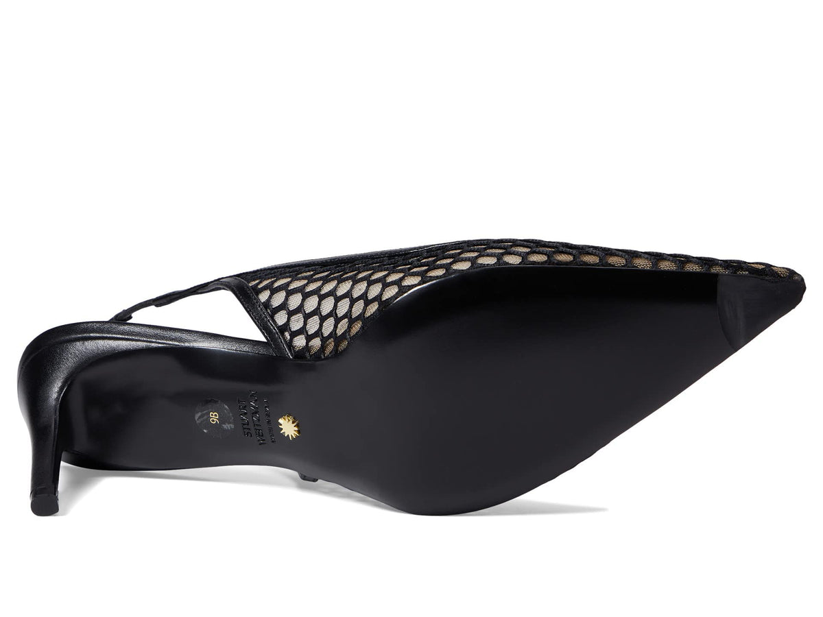 Stuart Weitzman 75 Slingback Pump Black 9.5 B
