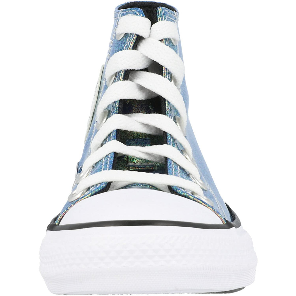 Converse Chuck Taylor All Star Hi Iridescent Glitter White/Black Synthetic 4½ US Junior