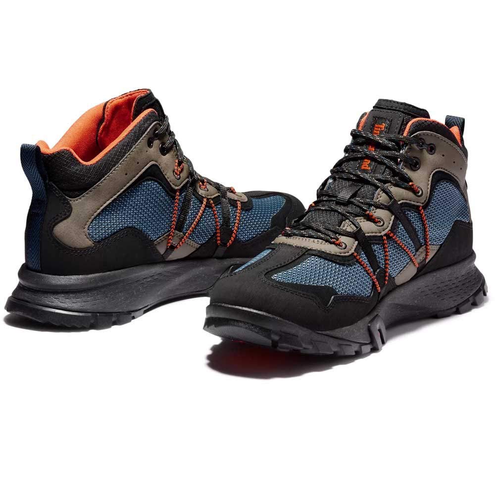 Timberland Garrison Trail Waterproof Mid Fabric Hiker Dark Blue/Black 11 D (M)