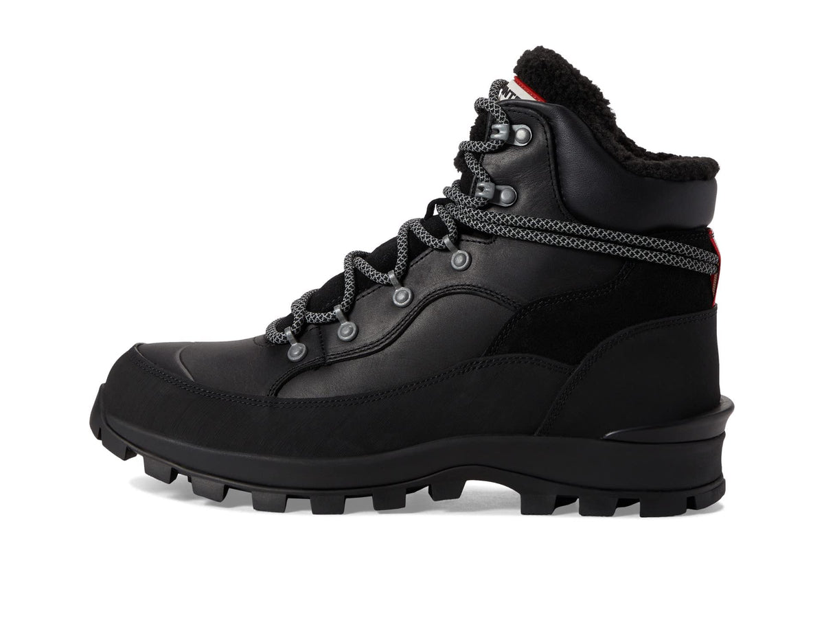 Hunter Explorer Leather Boot Black 9 M