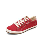 Taos Women's Star Burst Sneaker 7 Red/Tan