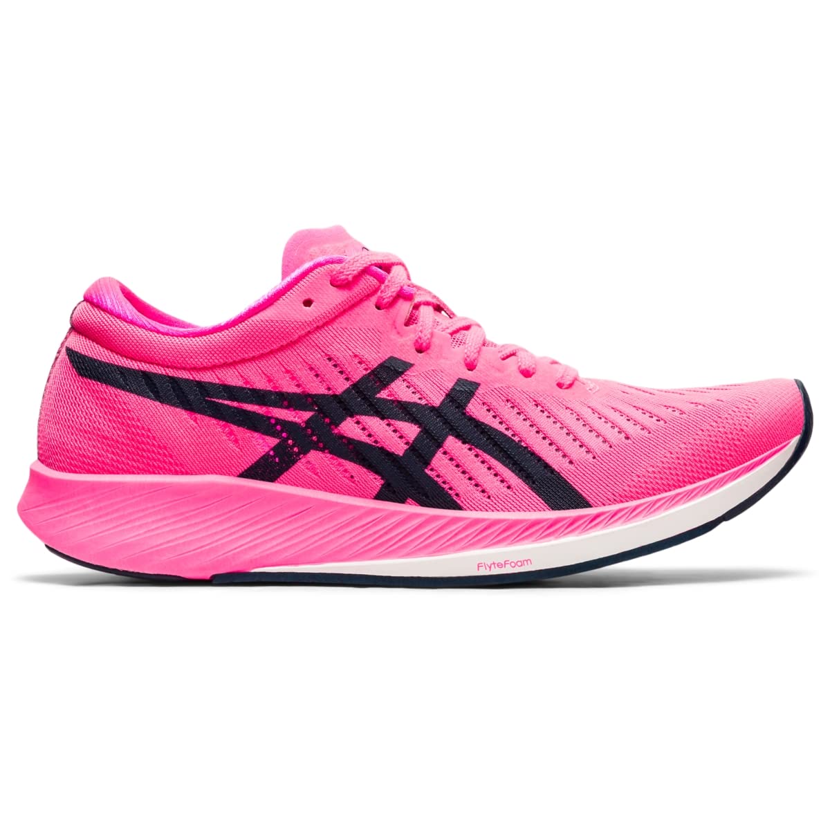 ASICS Women's Metaracer Running Shoes, 6.5, HOT Pink/French Blue