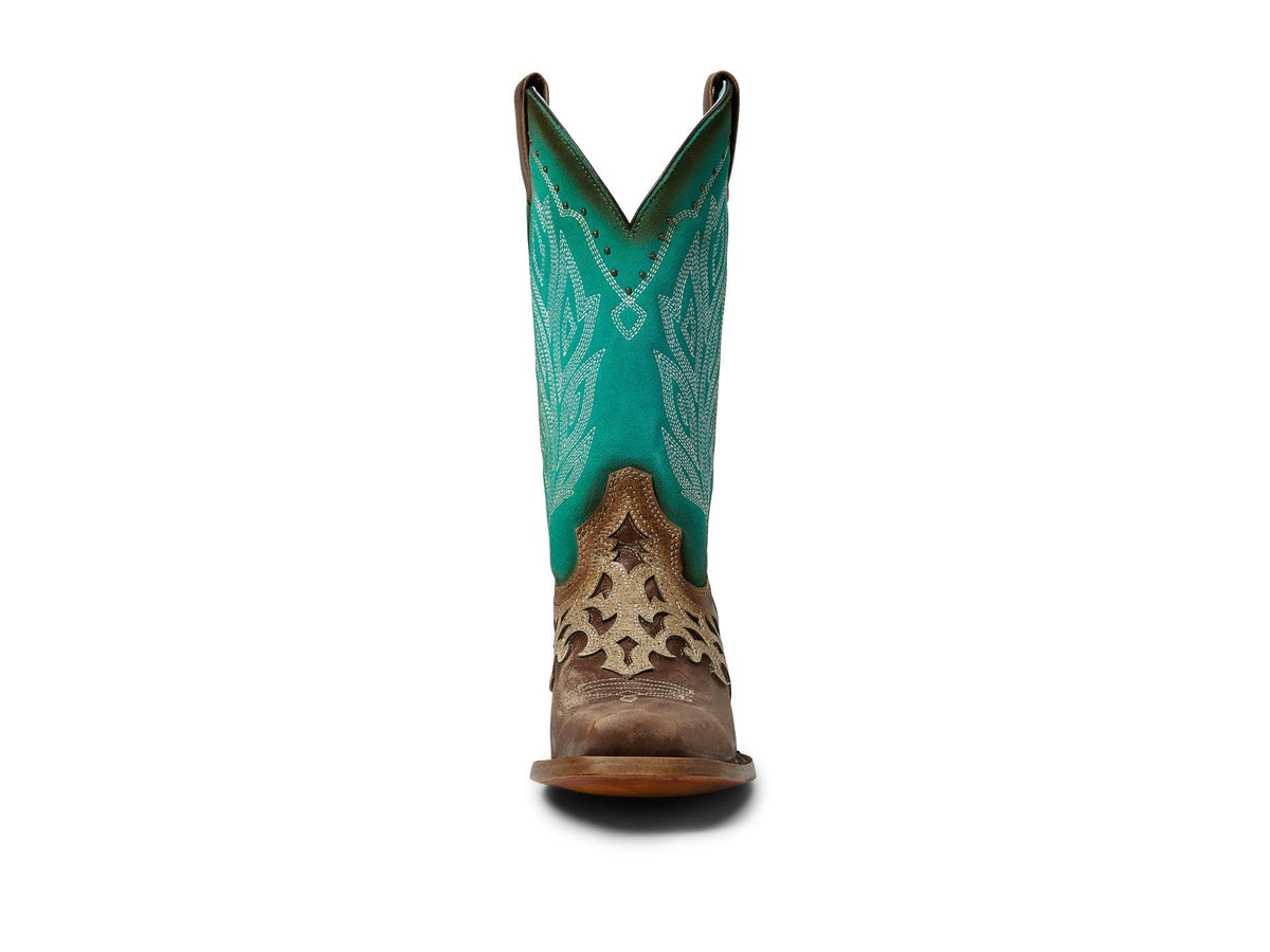 Corral Boots Z5131 Brown/Turquoise 8.5 B (M)