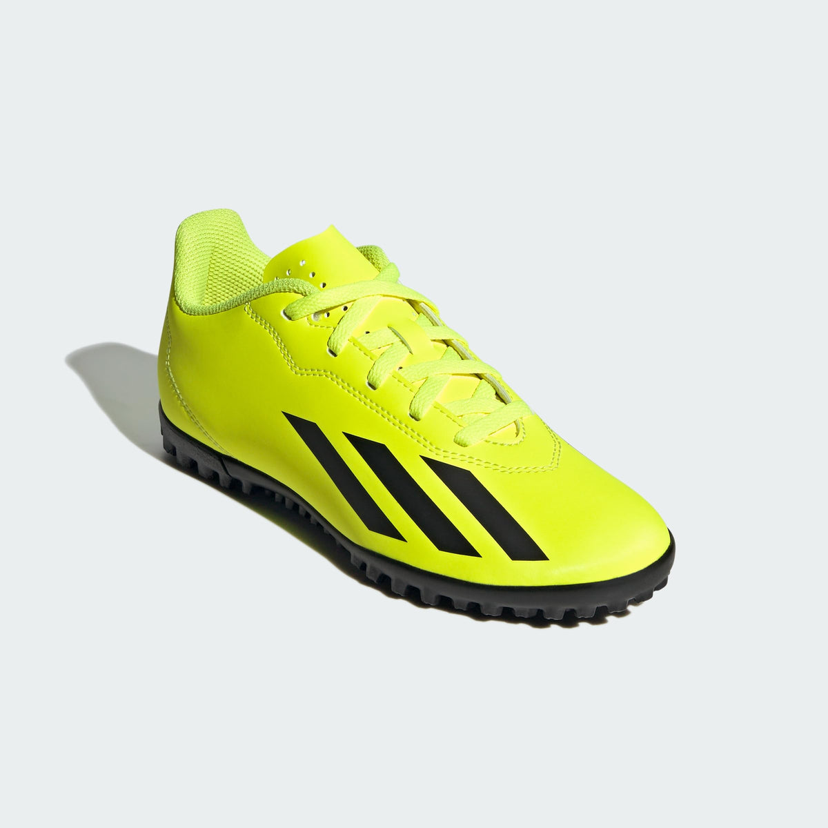 adidas Soccer X Crazyfast Club Turf (Little Kid/Big Kid) Team Solar Yellow/Black/White 3 Little Kid M