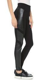 SPANX Women's Moto Leggings, Very Black, Medium