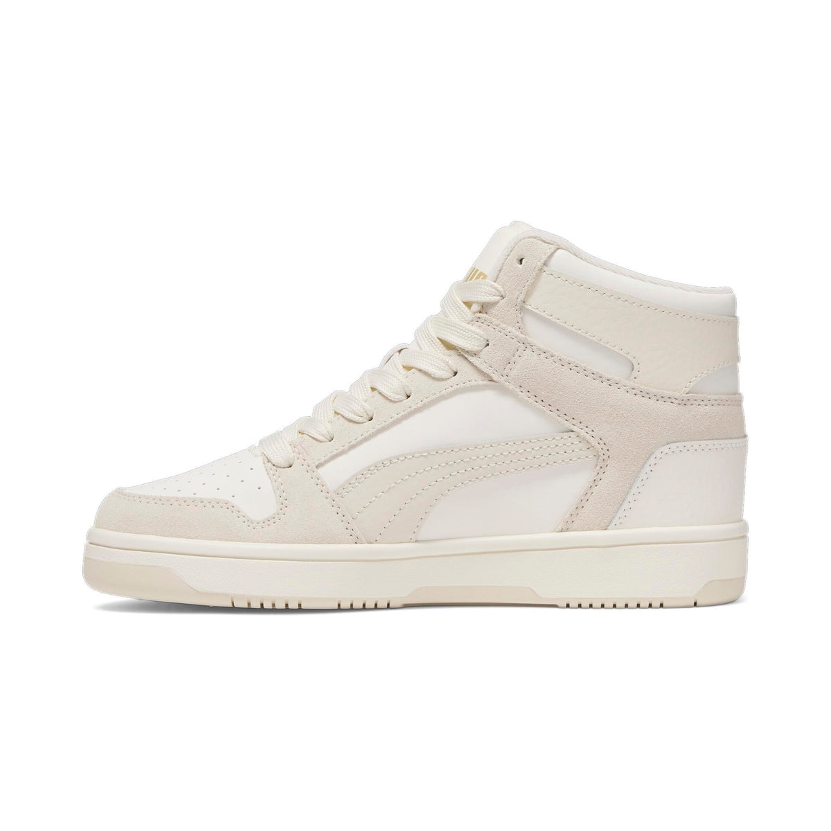 PUMA Women's Rebound Layup Sneaker 10.5 Mashmallow Warm White-alpine Snow-sugared Almond
