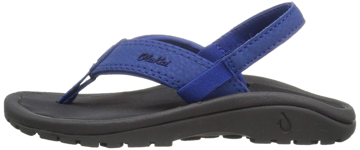 OLUKAI unisex-child Flip Flop 9-10 Toddler M US Blue,aqua