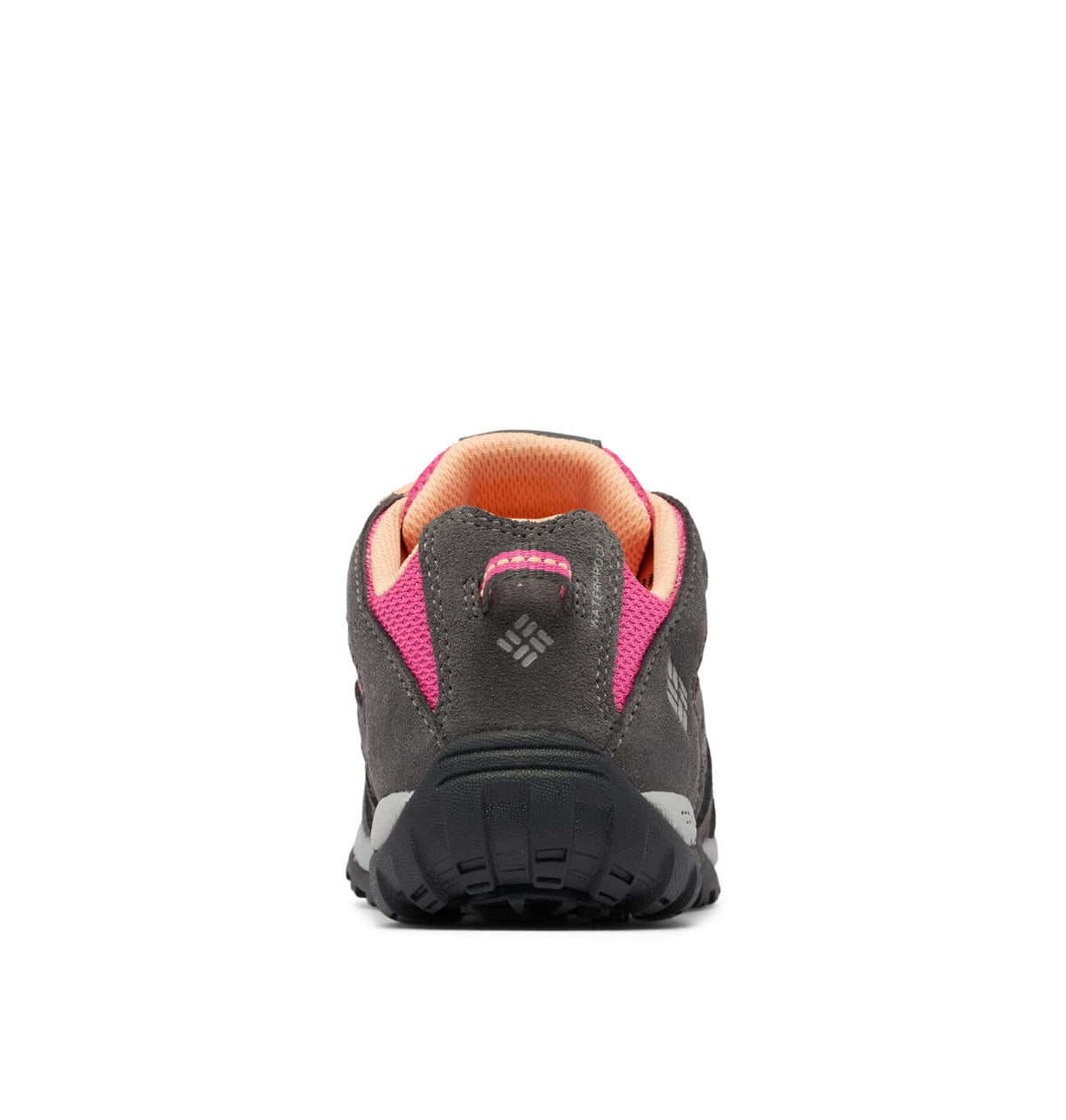 Columbia Youth Boys Redmond Waterproof, Dark Grey/Pink Ice, 11