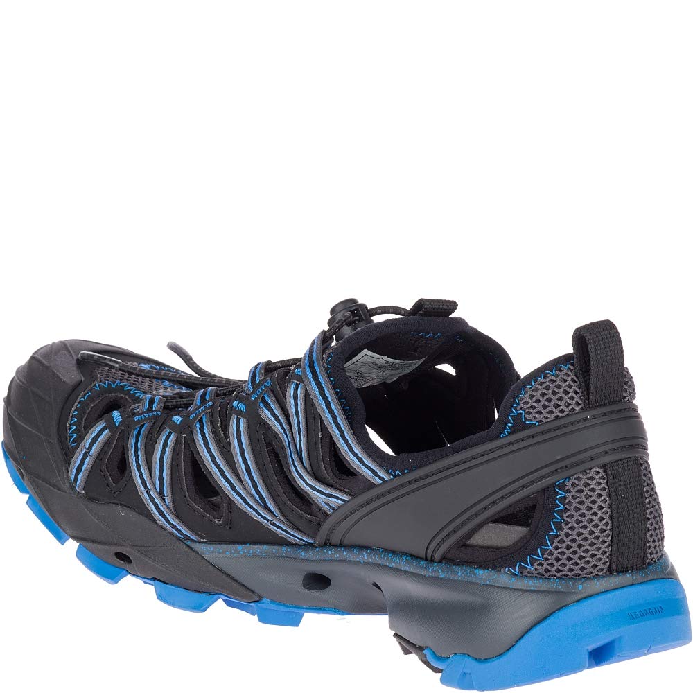 Merrell J50365: Men's Choprock Sieve Granite/Blue Running Shoe (9.5 D(M) US Men)