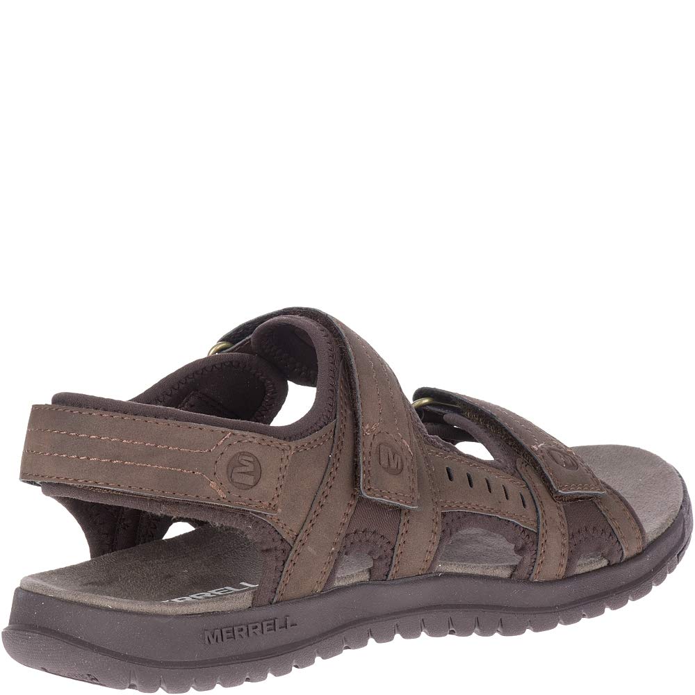 Merrell Men's VERON Convertible Sandal, Dark Earth, 13