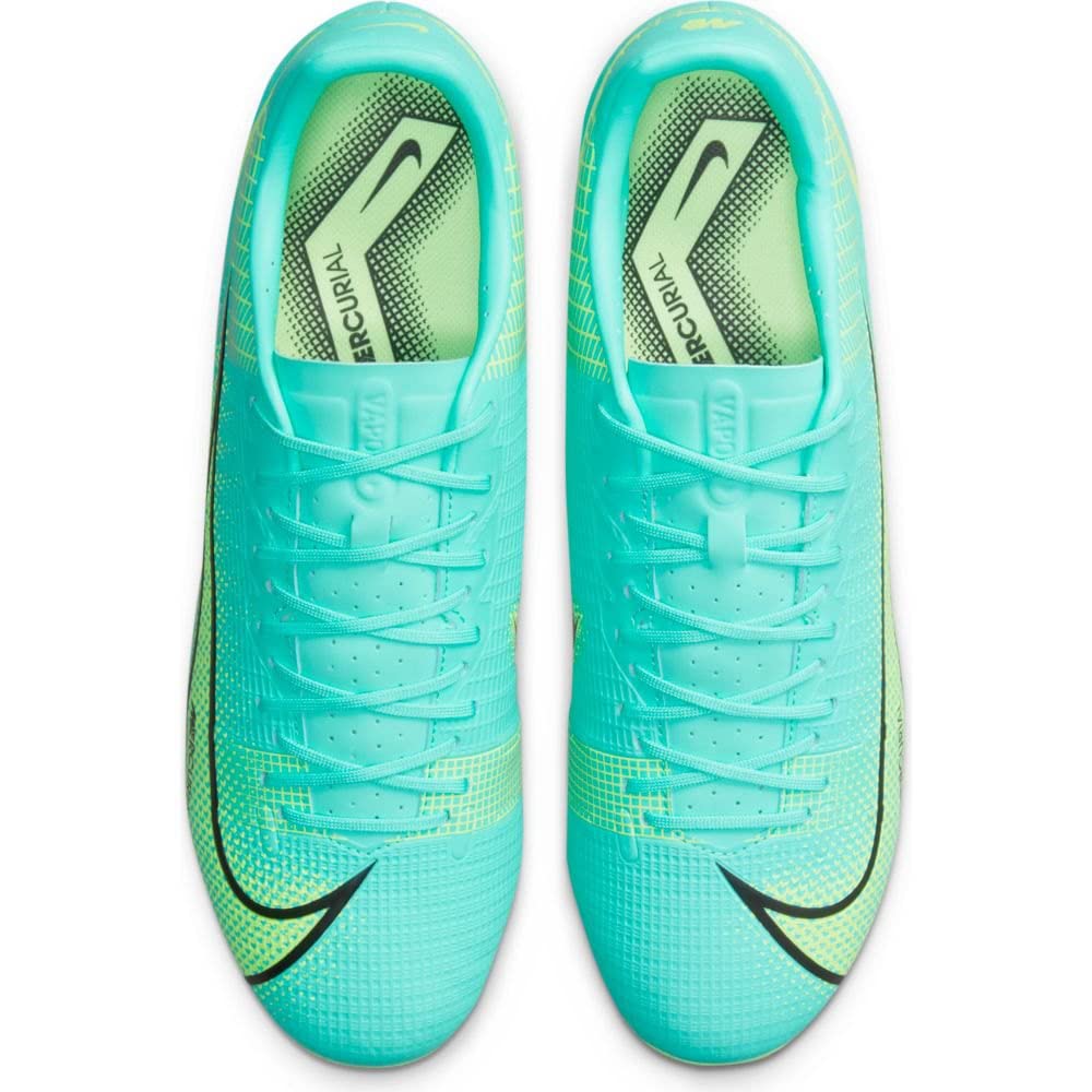 Nike Vapor Academy FG/MG CU5691-403 Mens Soccer Shoes (Dynamic Turq/Lime Glow)