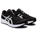 ASICS Men's Patriot 12 Running Shoes, 14, Black/Black