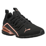 PUMA Womens Axelion Running Shoe, Puma Black-Rose Gold, 7.5 Wide