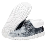 Hey Dude Women's Britt Grey Skies Size 9 | Women’s Shoes | Women’s Lace Up Boots | Comfortable & Light-Weight