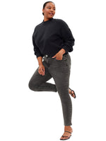 GAP Womens Mid Rise Legging Jeans, Grey Wash, 26 Regular US