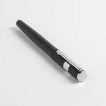 BOSS Rollerball Pen Gear Pinstripe Black/Chrome | Black Ink | Gift Box