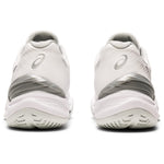 ASICS Women's Sky Elite FlyteFoam Volleyball Shoes, 12, White/Pure Silver