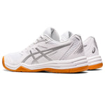 ASICS Women's Upcourt 5 Volleyball Shoes 12 White/Pure Silver