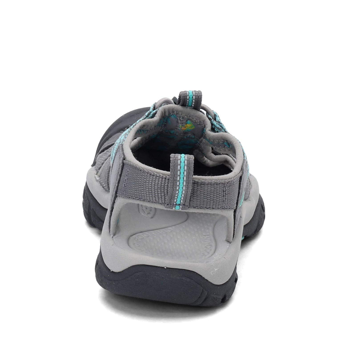 KEEN Women's Newport H2 Closed Toe Water Sandal 6 Steel Grey/Blue Turquoise