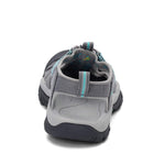 KEEN Women's Newport H2 Closed Toe Water Sandal 6 Steel Grey/Blue Turquoise