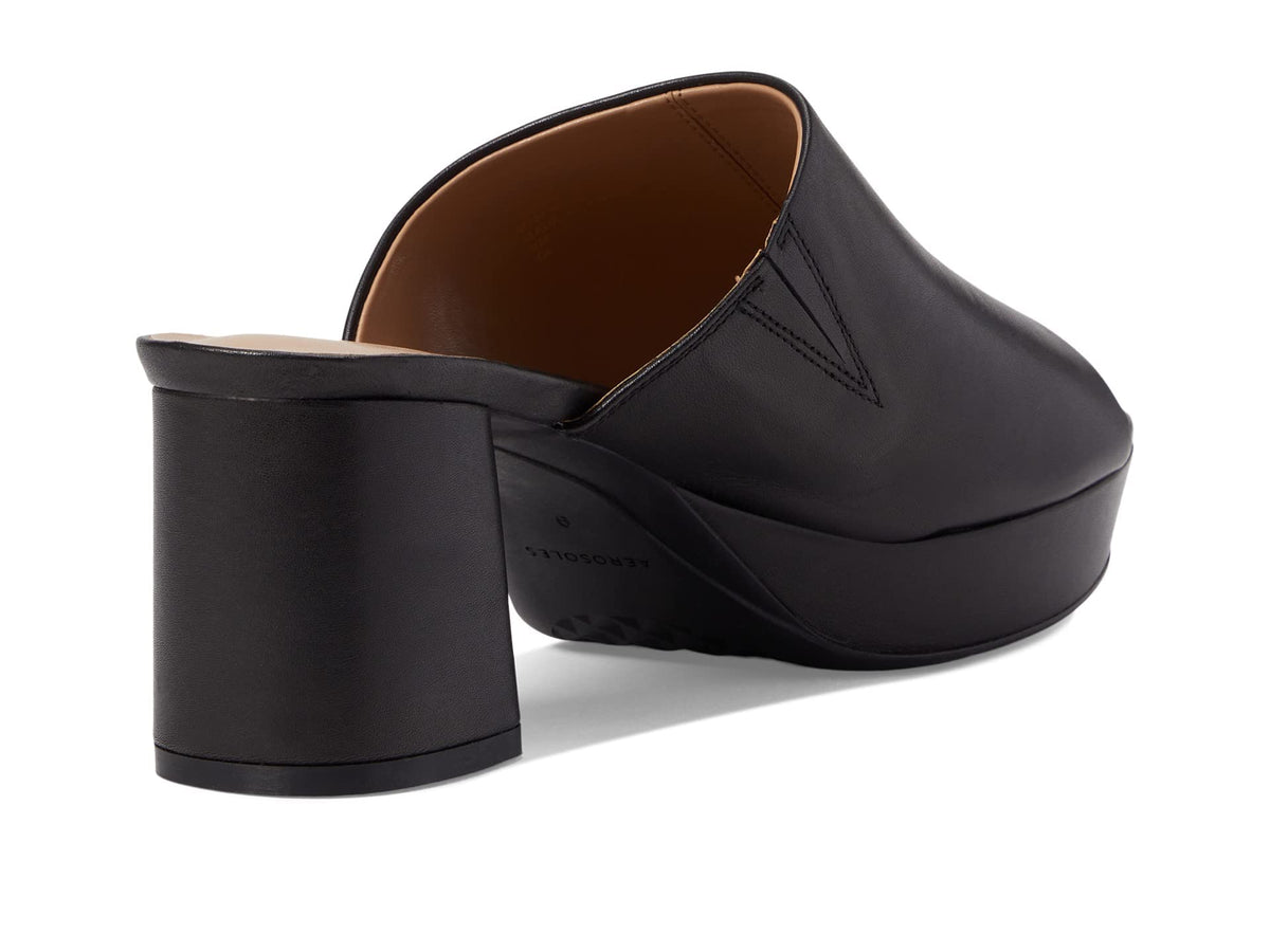Aerosoles Cassy Black Leather 8 B (M)