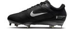 Nike Women's Hyperdiamond 4 Elite Softball Cleats (Black/Dark Grey/Barely Volt/White, 11 US)