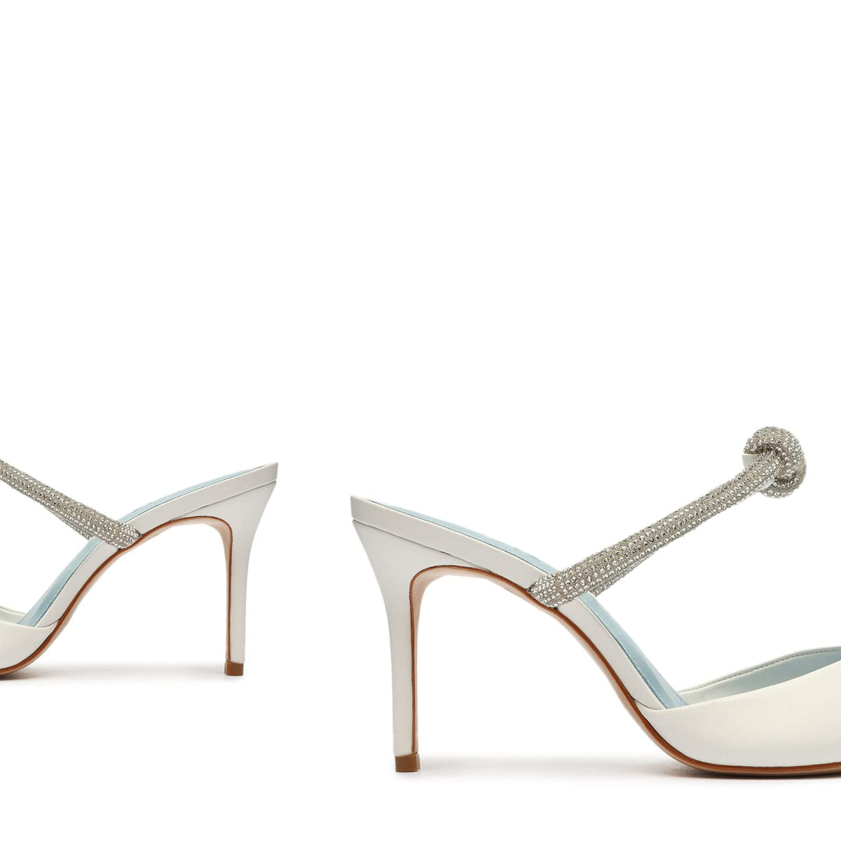 SCHUTZ Women's Pearl Pumps, White, 8.5 Medium US