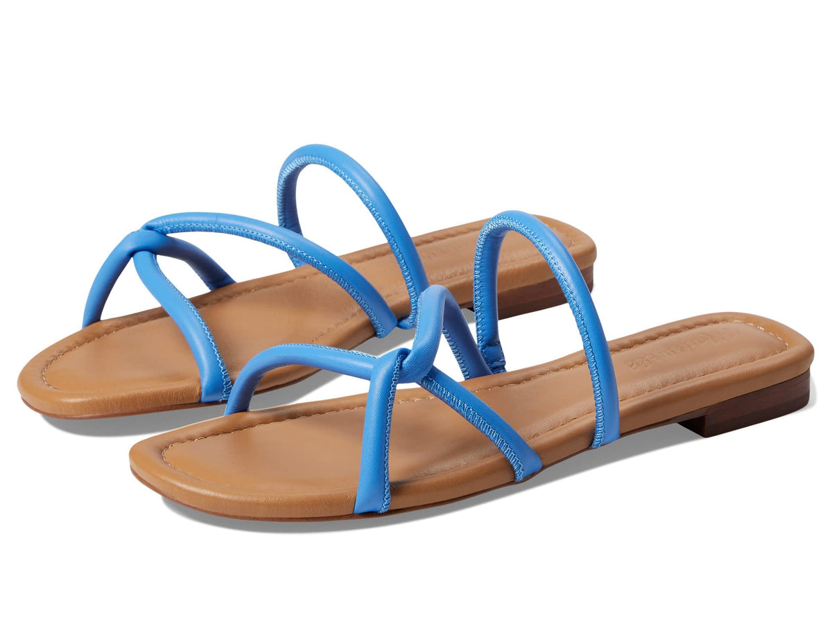 Madewell The Amel Slide Sandal Ornamental Blue 9 M