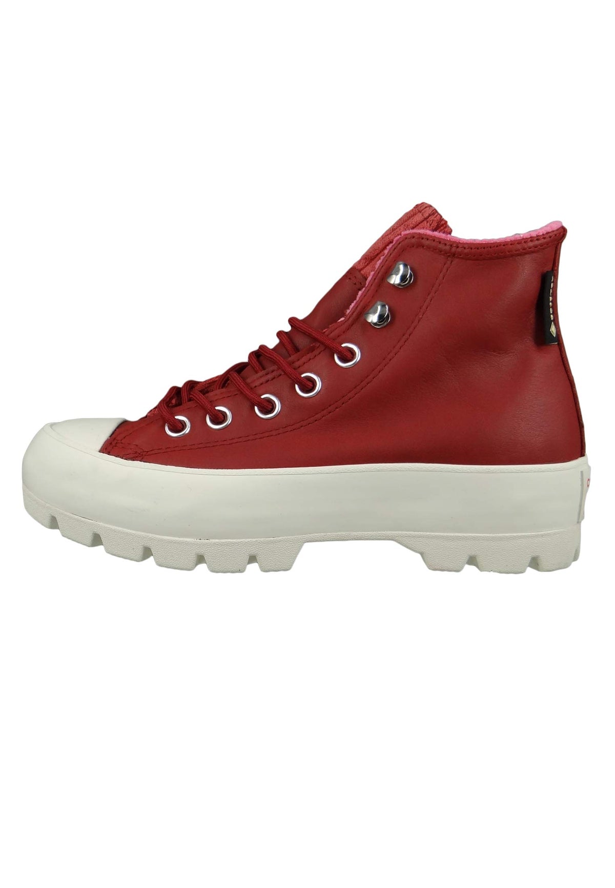 Converse Women's Chuck Taylor All Star Lugged Winter Sneakers, Back Alley Brick/Habanero Red, 7 Medium US