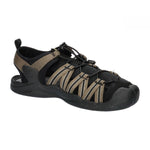 KEEN Men's Drift Creek H2 Closed Toe Water Sandals, Dark Olive/Black, 9