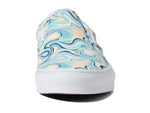 Vans Classic Slip On Skate Shoes Size 9 Swirl Turquoise