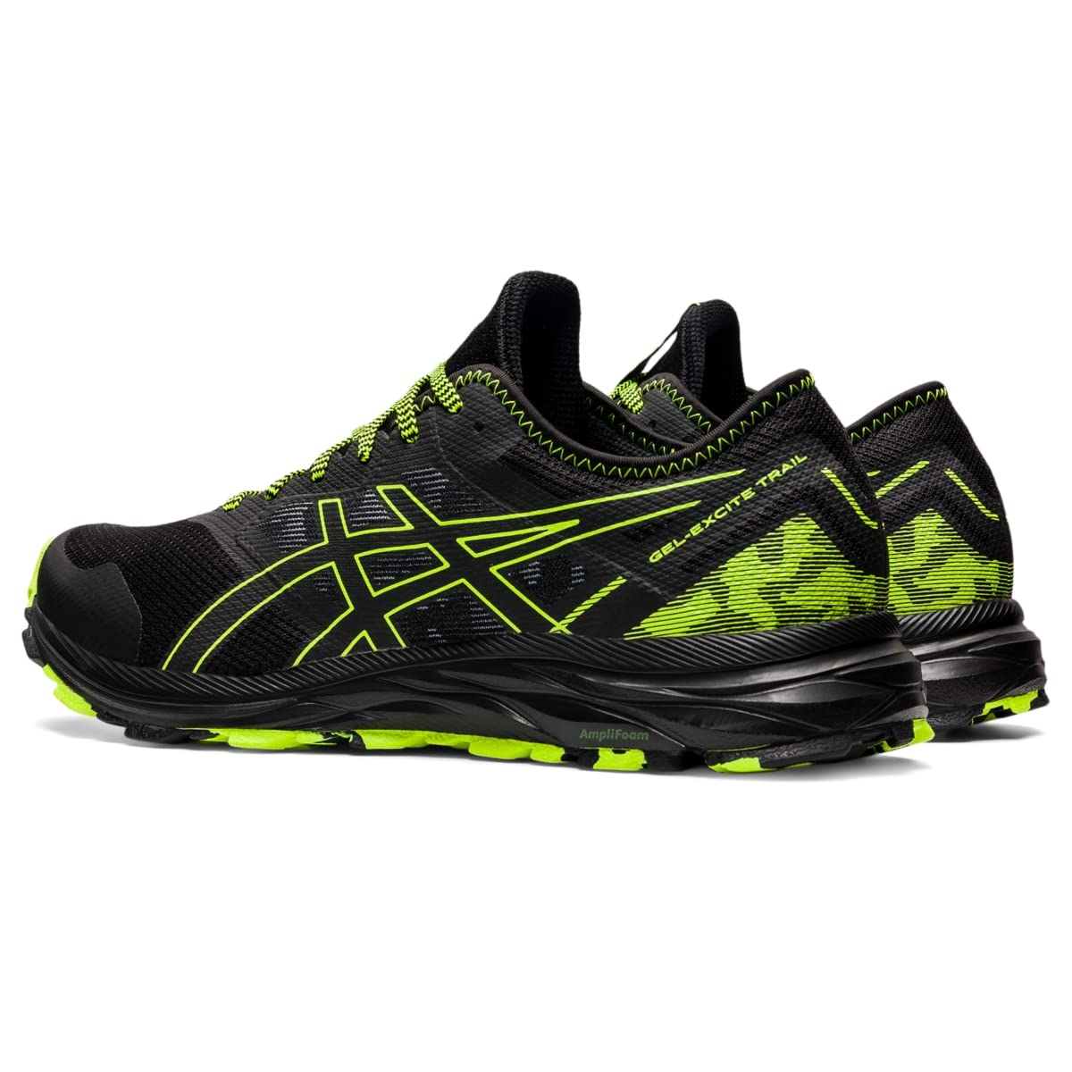 ASICS Gel-Excite Trail Black/Hazard Green 9 D (M)